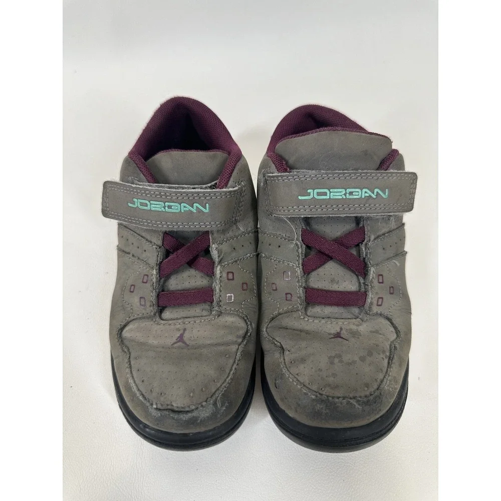 Nike‎ Air Jordan 1 Flight Toddler Size 10C 351028-047 Gray Purple Shoes